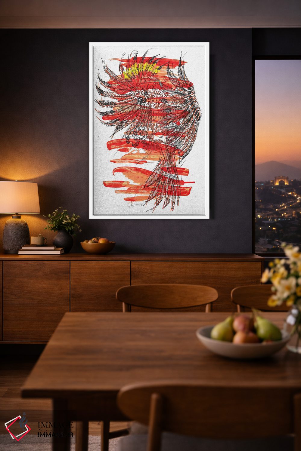 تابلو دکوراتیو آوز اثر فرانک باندا - D3W