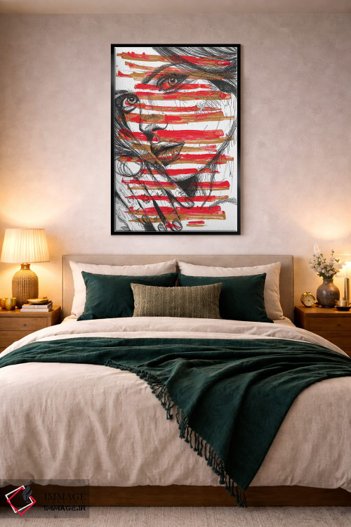 تابلو دکوراتیو می بینمت در علفزار اثر فرانک باندا - D3B