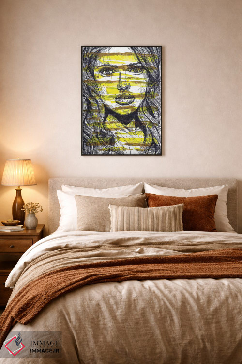 تابلو دکوراتیو در ستارگان شب تو را می بینم اثر فرانک باندا - D6B