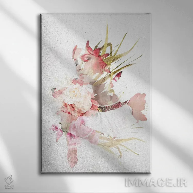 تابلو مینیمال اسپرانزا اثر فرانک باندا - نمای روبهرو روی دیوار