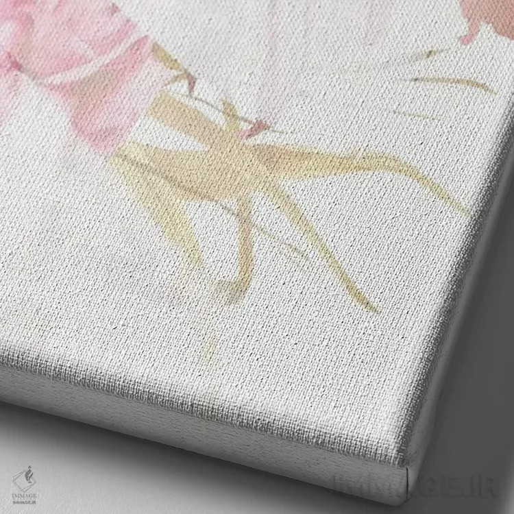 تابلو مینیمال اسپرانزا اثر فرانک باندا - نمای نزدیک بافت بوم