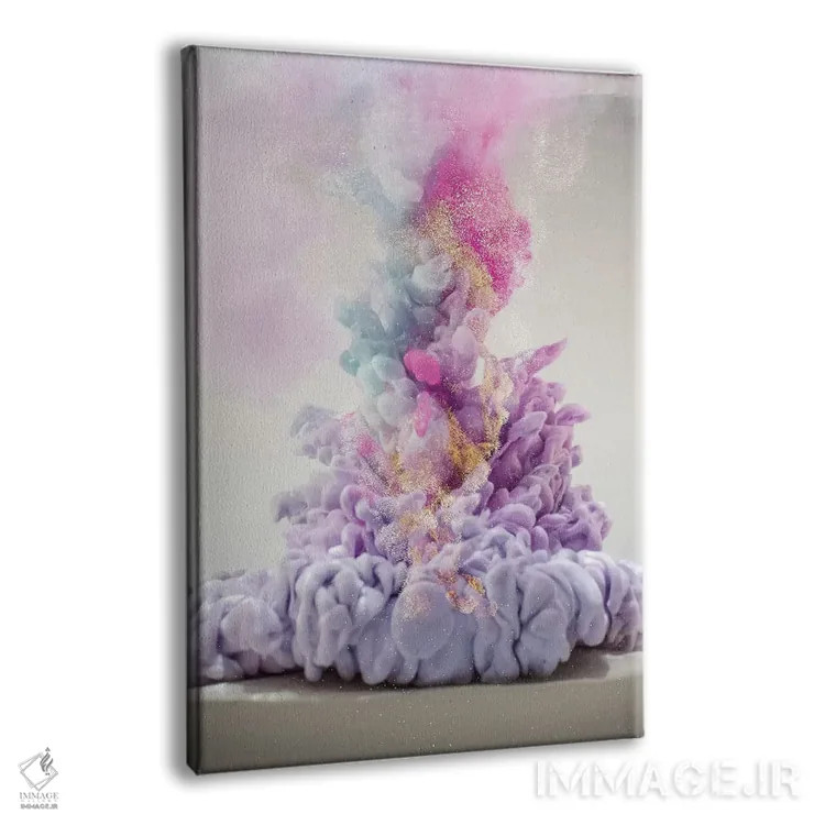 تابلو انتزاعی کهکشان نامنظم III شماره M0715 اثر فرانک باندا - نمای پرسپکتیو محصول