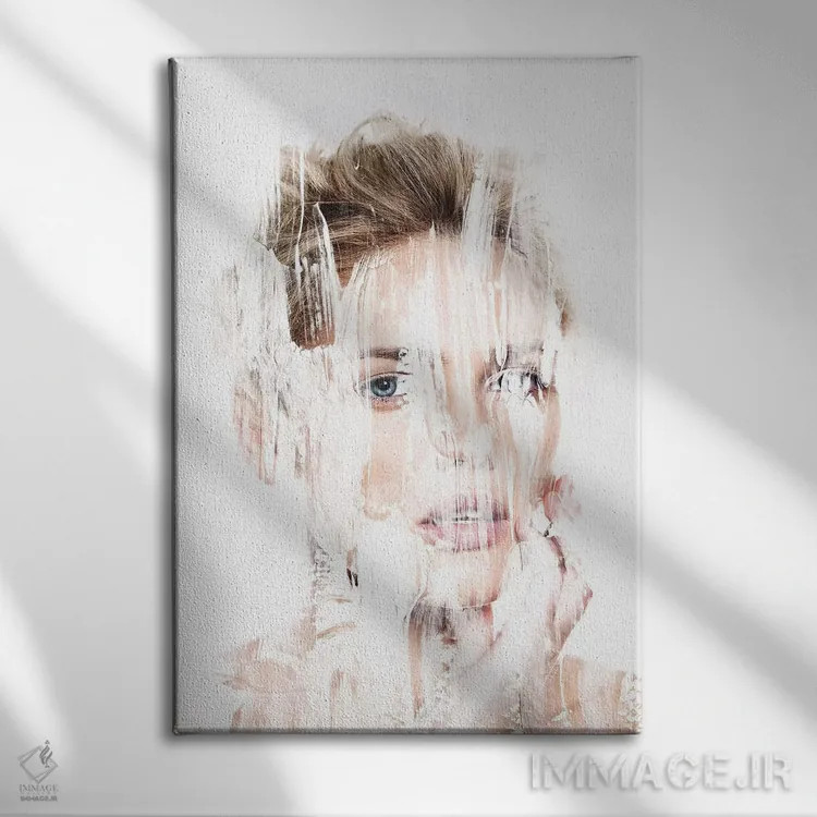 تابلو دکوراتیو غیرقابل بیان بخش ۳ اثر فرانک باندا - نمای روبهرو روی دیوار