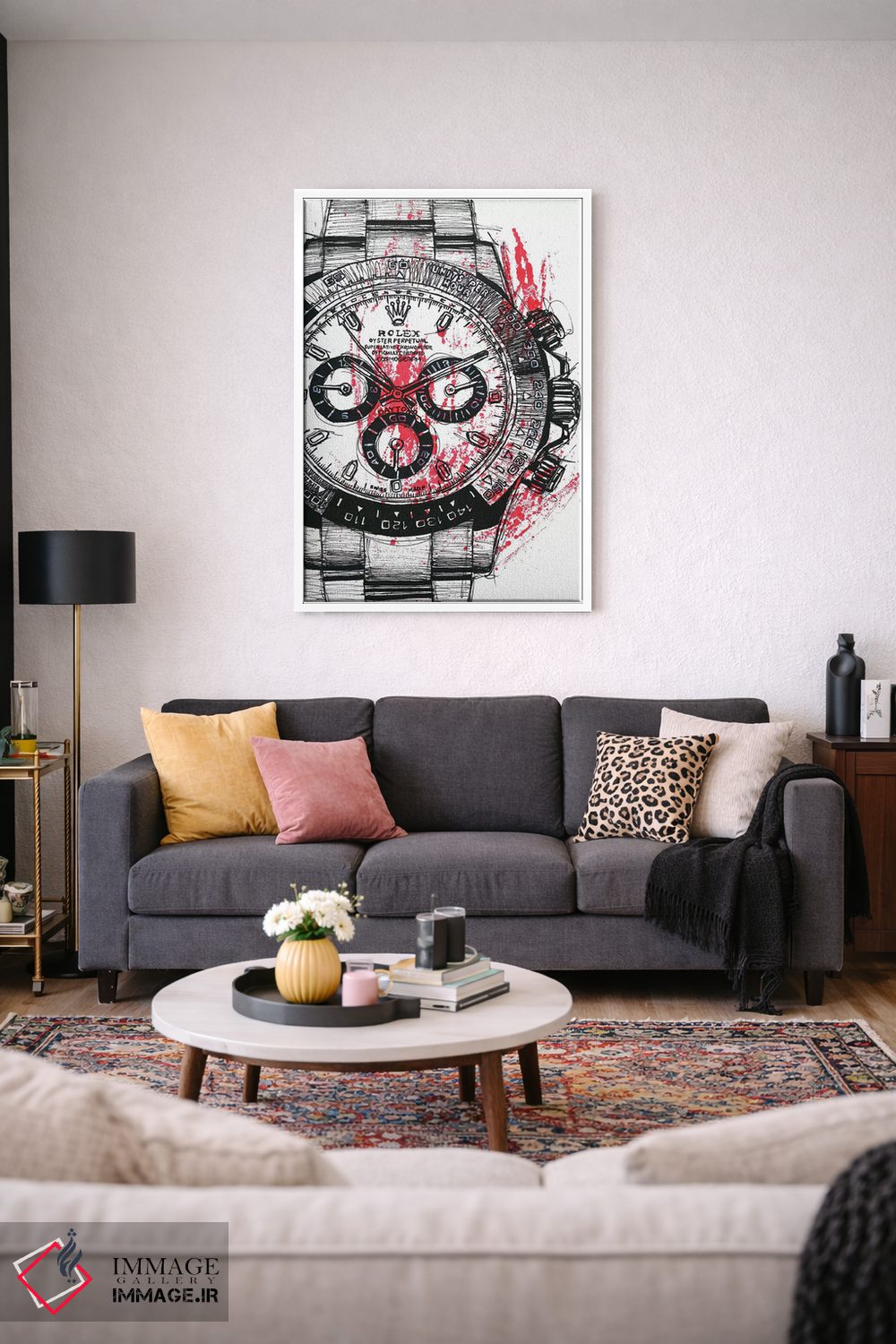 تابلو دکوراتیو کرونوگراف دیتونا اثر فرانک باندا - D2W