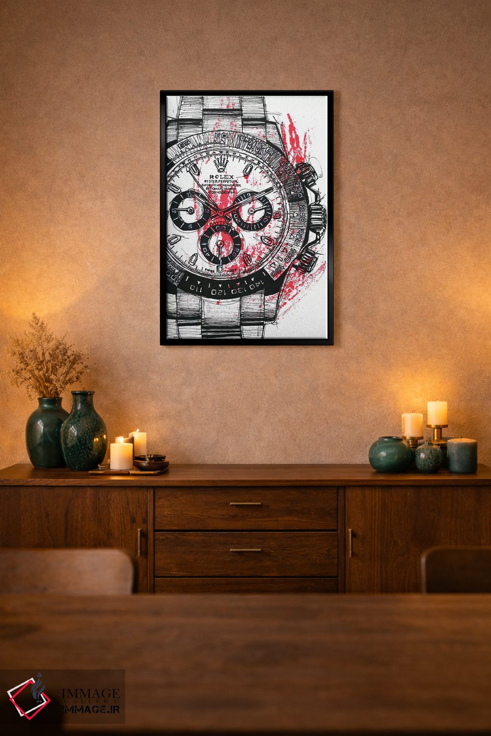 تابلو دکوراتیو کرونوگراف دیتونا اثر فرانک باندا - D1B