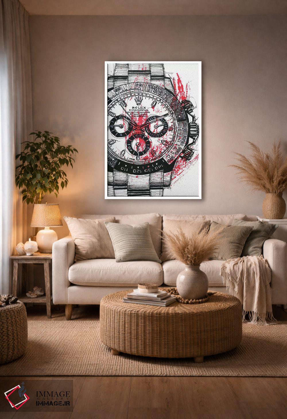 تابلو دکوراتیو کرونوگراف دیتونا اثر فرانک باندا - D3W