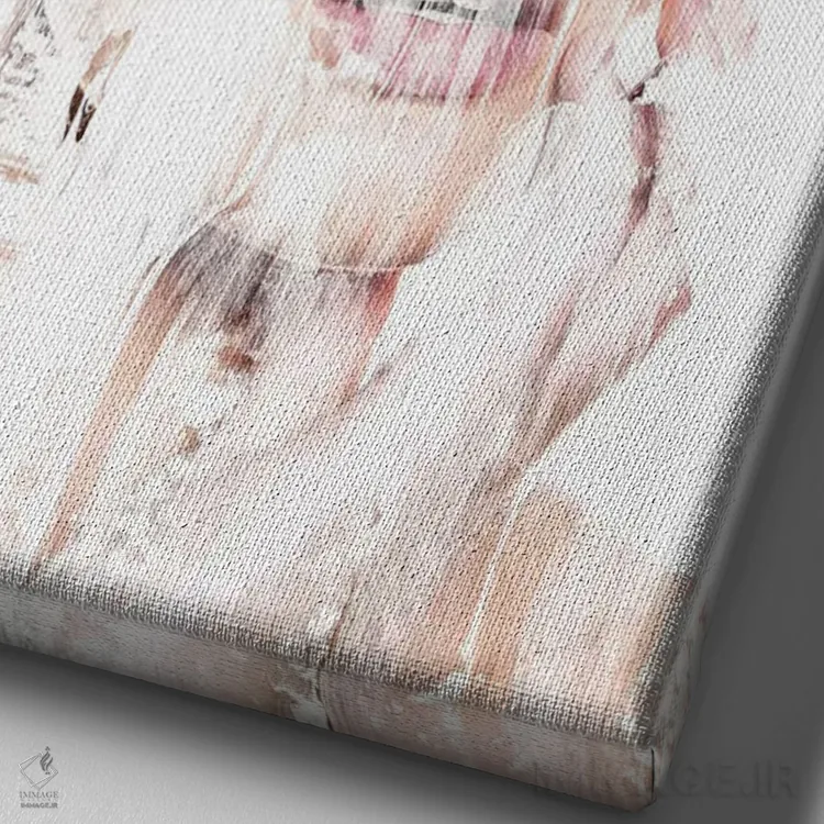 تابلو دکوراتیو غیرقابل بیان بخش ۳ اثر فرانک باندا - نمای نزدیک بافت بوم