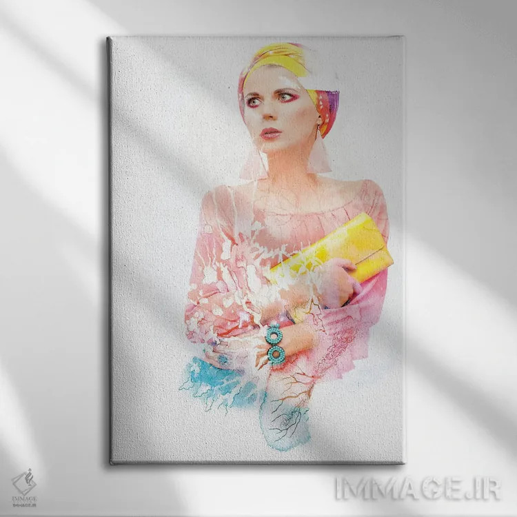 تابلو دکوراتیو روزی روزگاری در باغ اثر فرانک باندا - نمای روبهرو روی دیوار