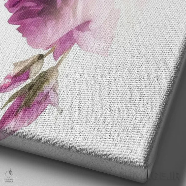 تابلو دکوراتیو دوباره مشغول بازی هستم اثر فرانک باندا - نمای نزدیک بافت بوم