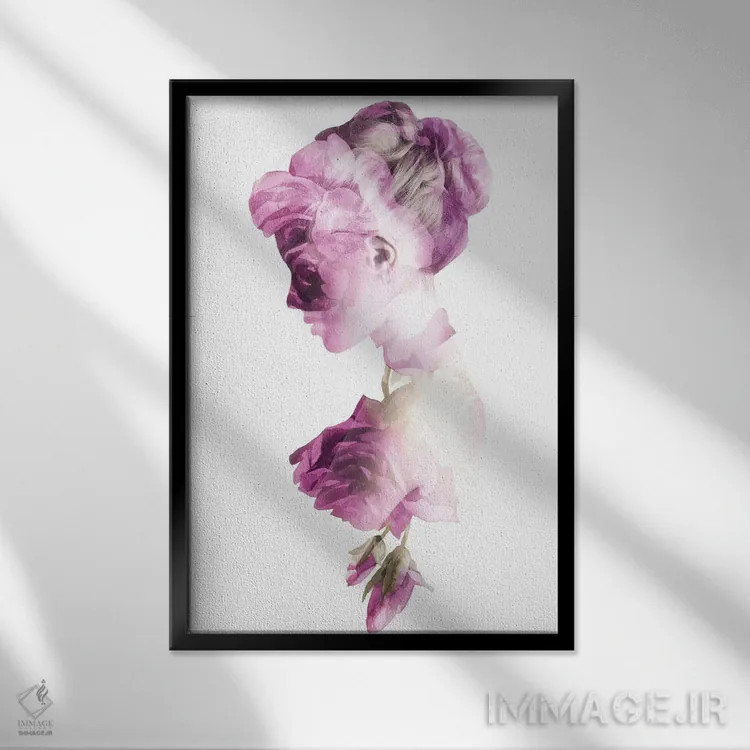 تابلو دکوراتیو دوباره مشغول بازی هستم اثر فرانک باندا - نمای قابدار مشکی