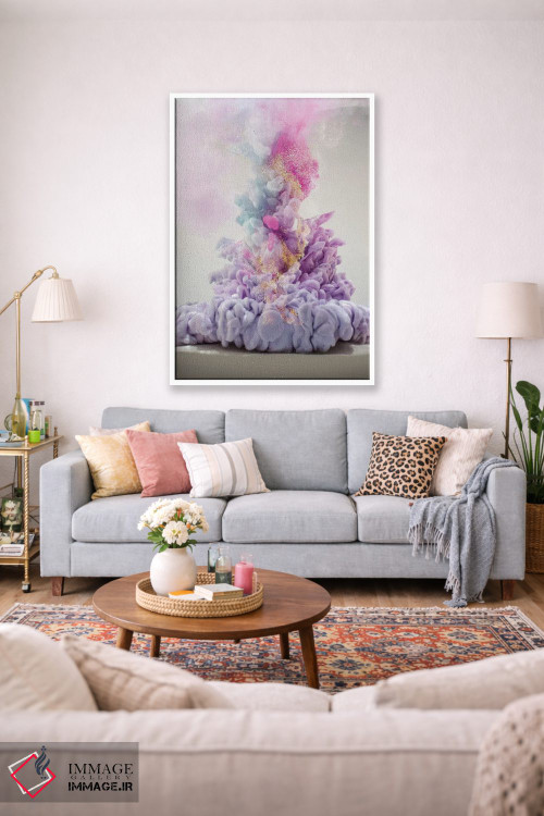 تابلو انتزاعی کهکشان نامنظم III شماره M0715 اثر فرانک باندا - D1W