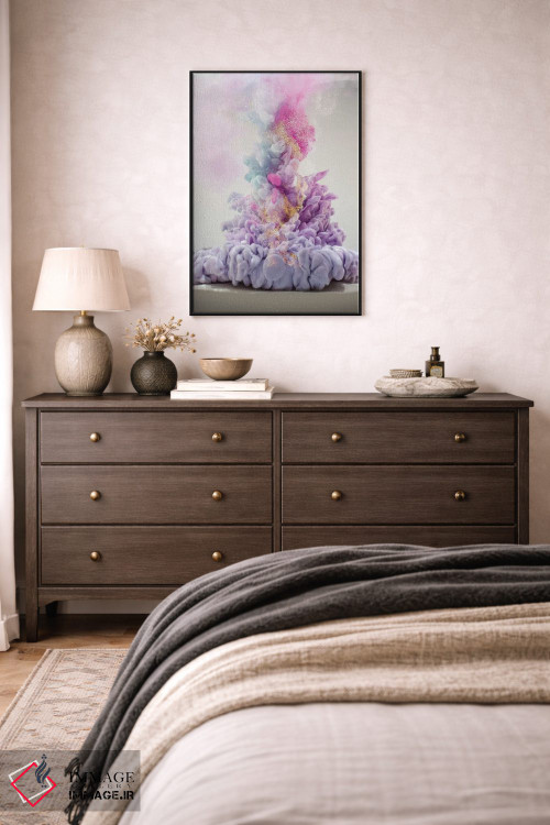 تابلو انتزاعی کهکشان نامنظم III شماره M0715 اثر فرانک باندا - D4B