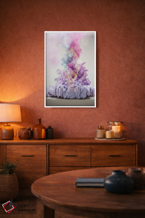 تابلو انتزاعی کهکشان نامنظم III شماره M0715 اثر فرانک باندا - D3W