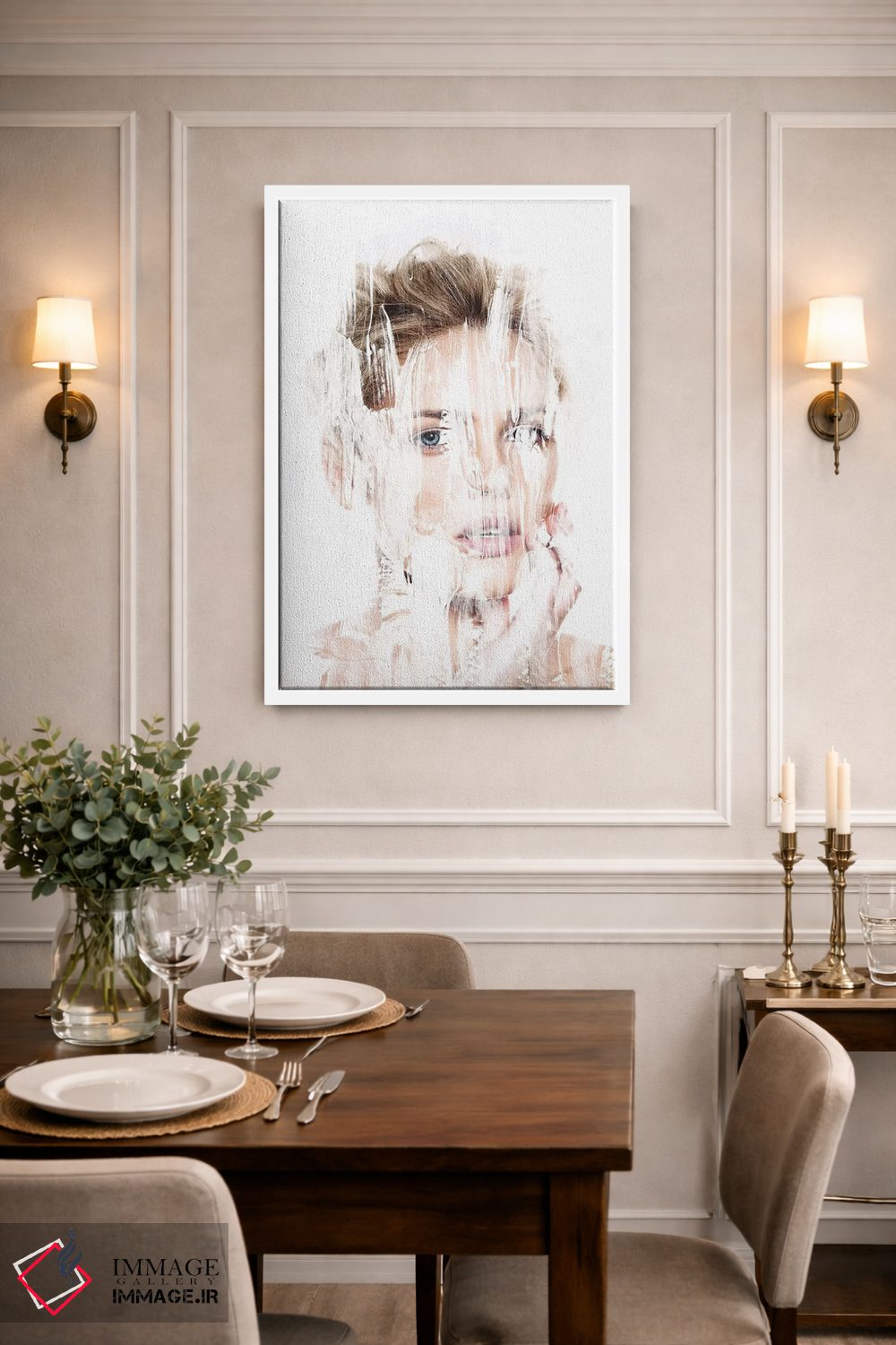 تابلو دکوراتیو غیرقابل بیان بخش ۳ اثر فرانک باندا - D1W