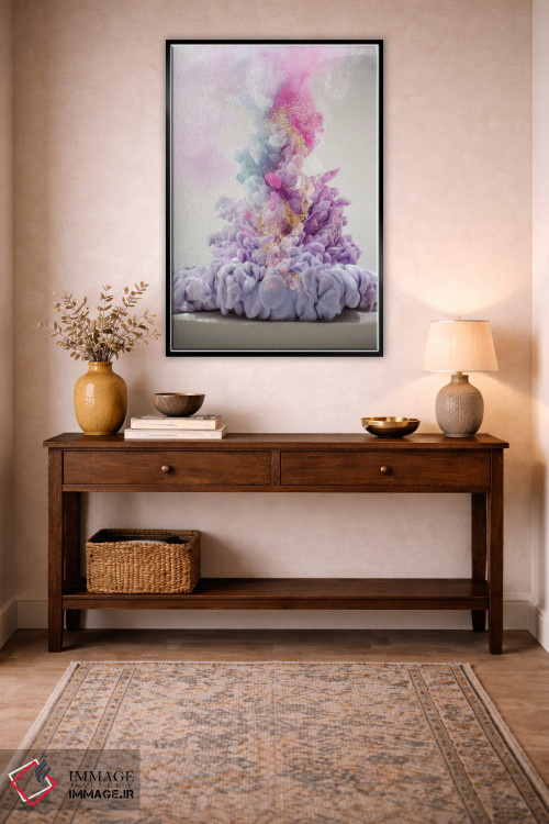 تابلو انتزاعی کهکشان نامنظم III شماره M0715 اثر فرانک باندا - D5B