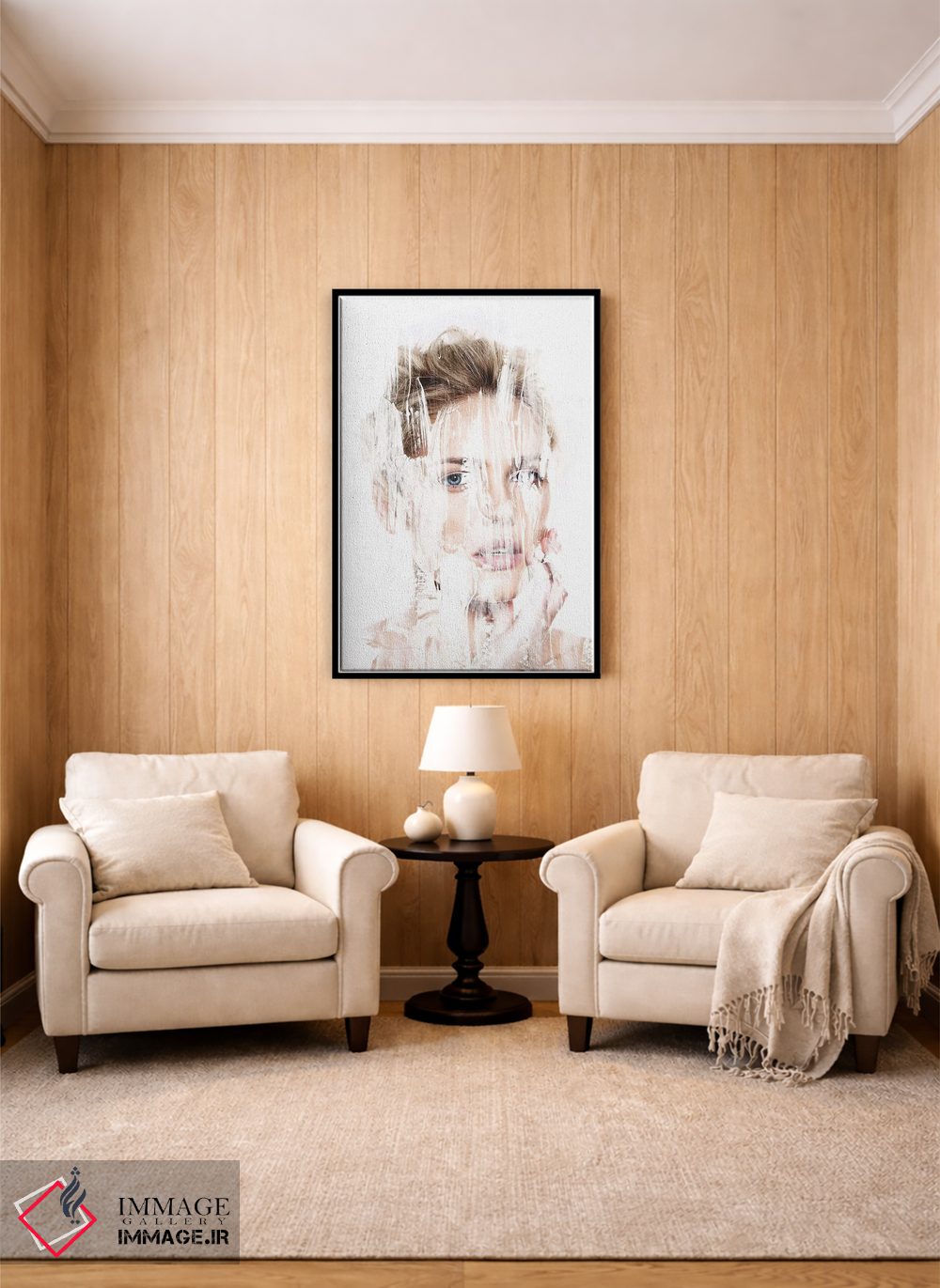 تابلو دکوراتیو غیرقابل بیان بخش ۳ اثر فرانک باندا - D4B