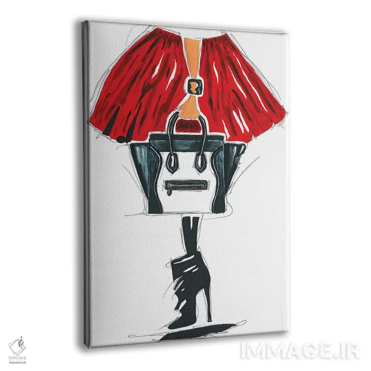 تابلو دکوراتیو سلین اثر فرانک باندا - نمای پرسپکتیو محصول
