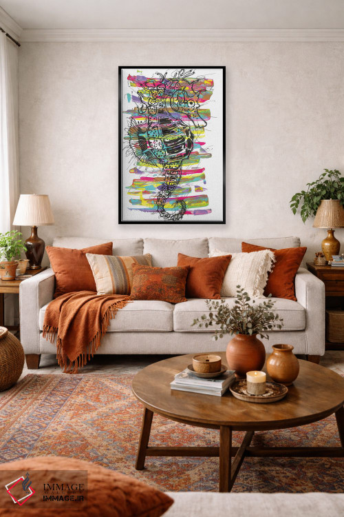 تابلو دکوراتیو اسب دریایی اثر فرانک باندا - D4B