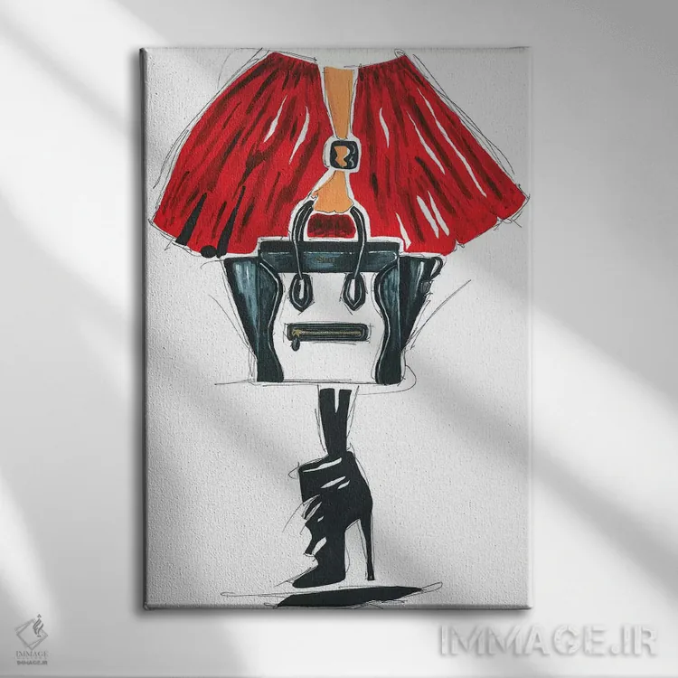 تابلو دکوراتیو سلین اثر فرانک باندا - نمای روبهرو روی دیوار