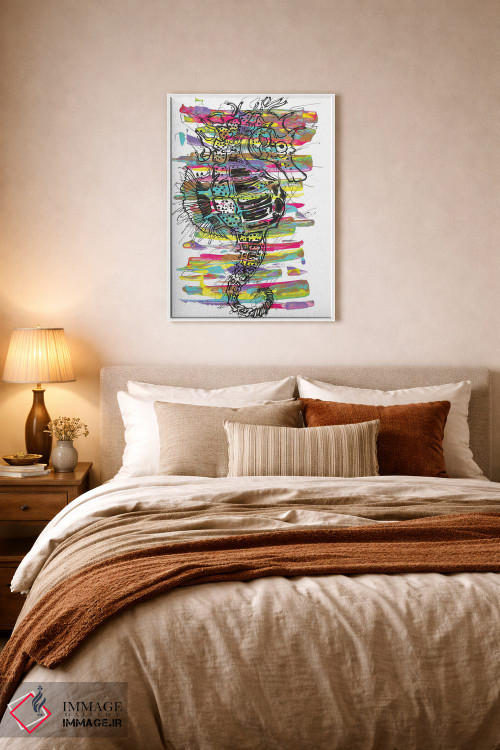 تابلو دکوراتیو اسب دریایی اثر فرانک باندا - D6W