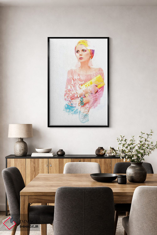 تابلو دکوراتیو روزی روزگاری در باغ اثر فرانک باندا - D5B