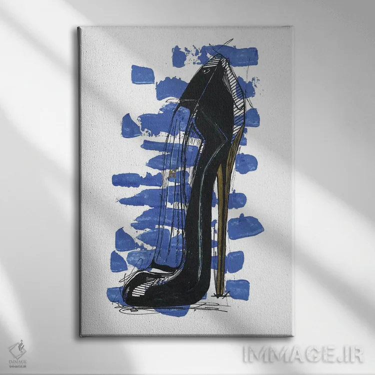 تابلو دکوراتیو دختر خوب اثر فرانک باندا - نمای روبهرو روی دیوار