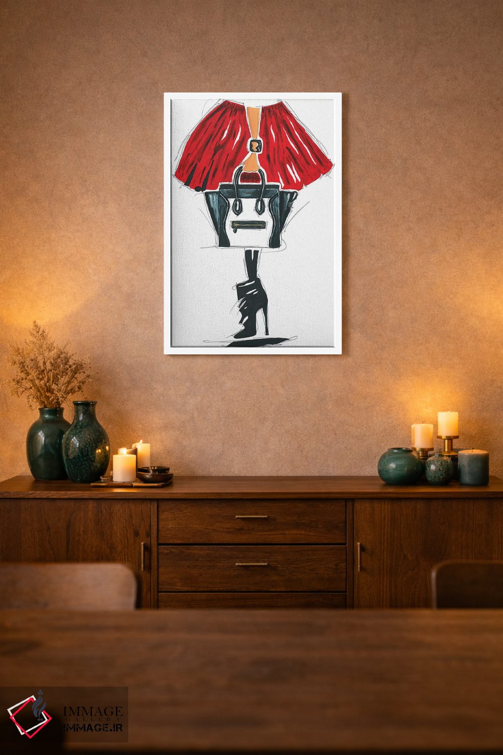 تابلو دکوراتیو سلین اثر فرانک باندا - D1W