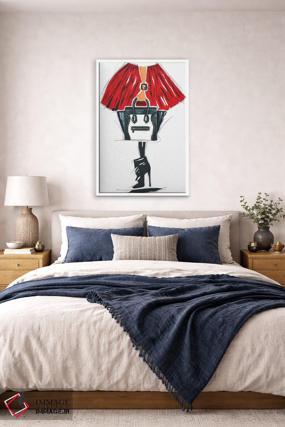 تابلو دکوراتیو سلین اثر فرانک باندا - D5W