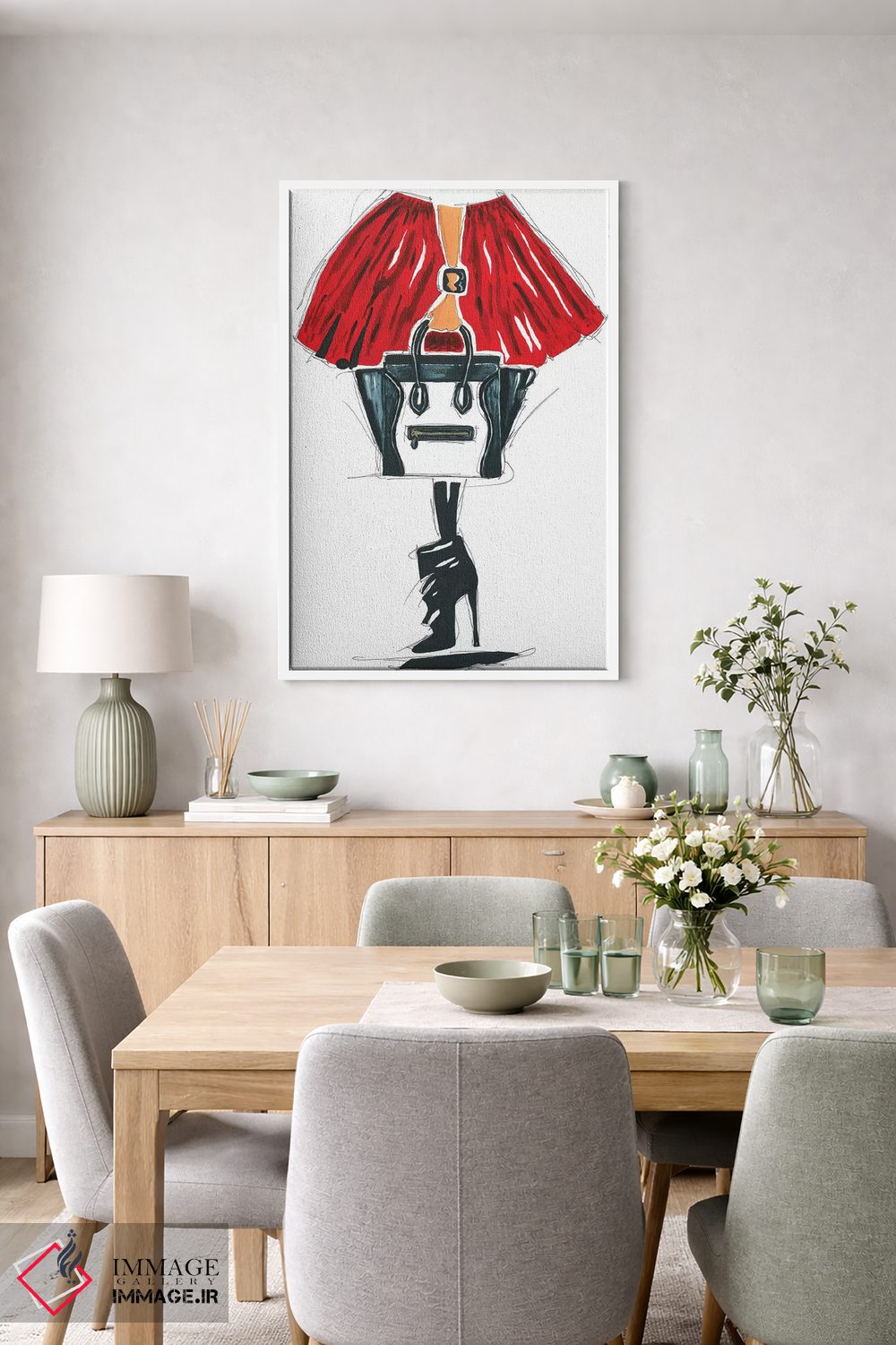 تابلو دکوراتیو سلین اثر فرانک باندا - D6W