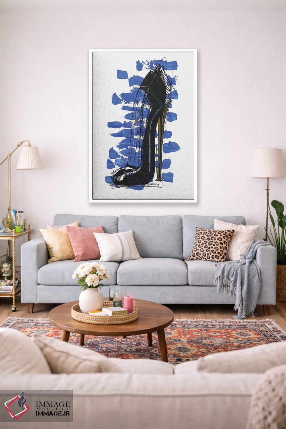 تابلو دکوراتیو دختر خوب اثر فرانک باندا - D1W