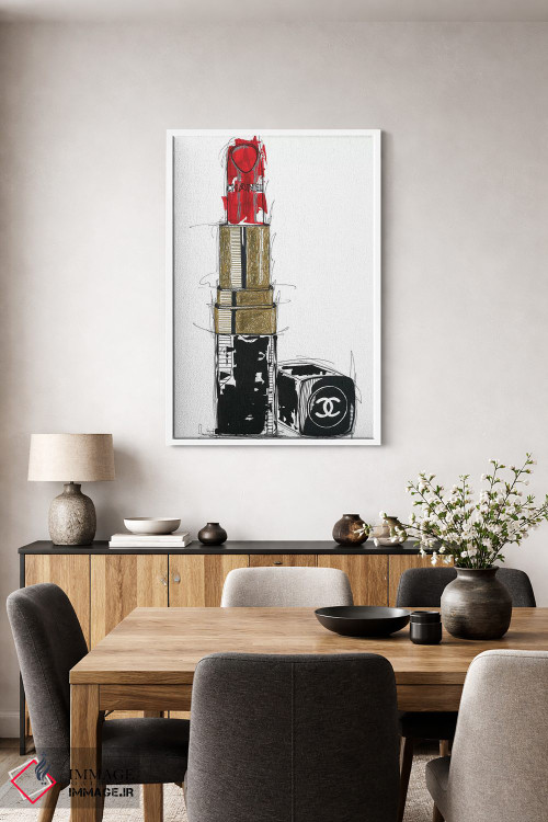 تابلو دکوراتیو شانل روژ اثر فرانک باندا - D3W