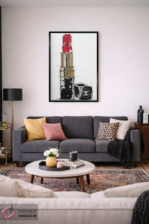 تابلو دکوراتیو شانل روژ اثر فرانک باندا - D4B