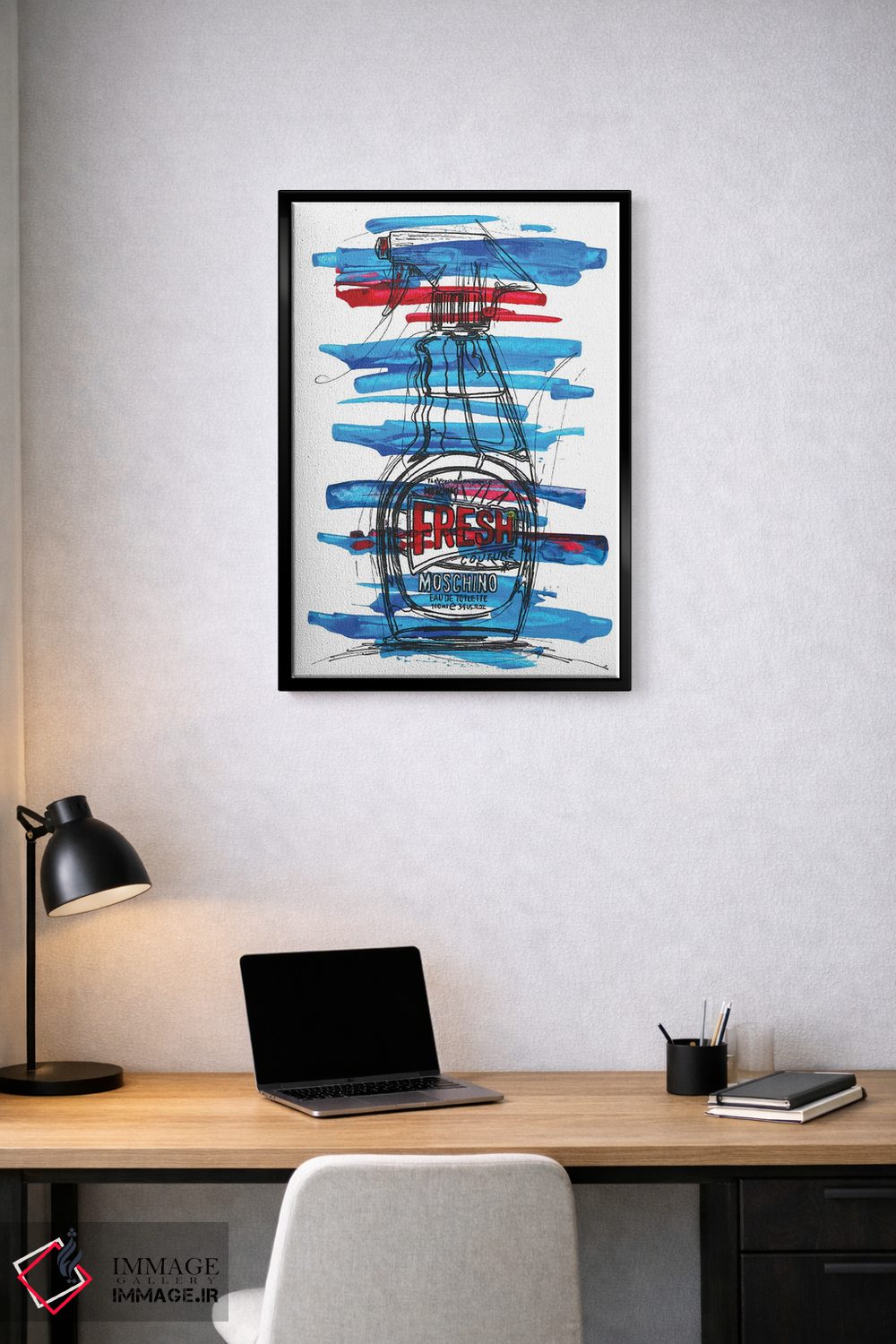 تابلو دکوراتیو موشینو فرش اثر فرانک باندا - D2B