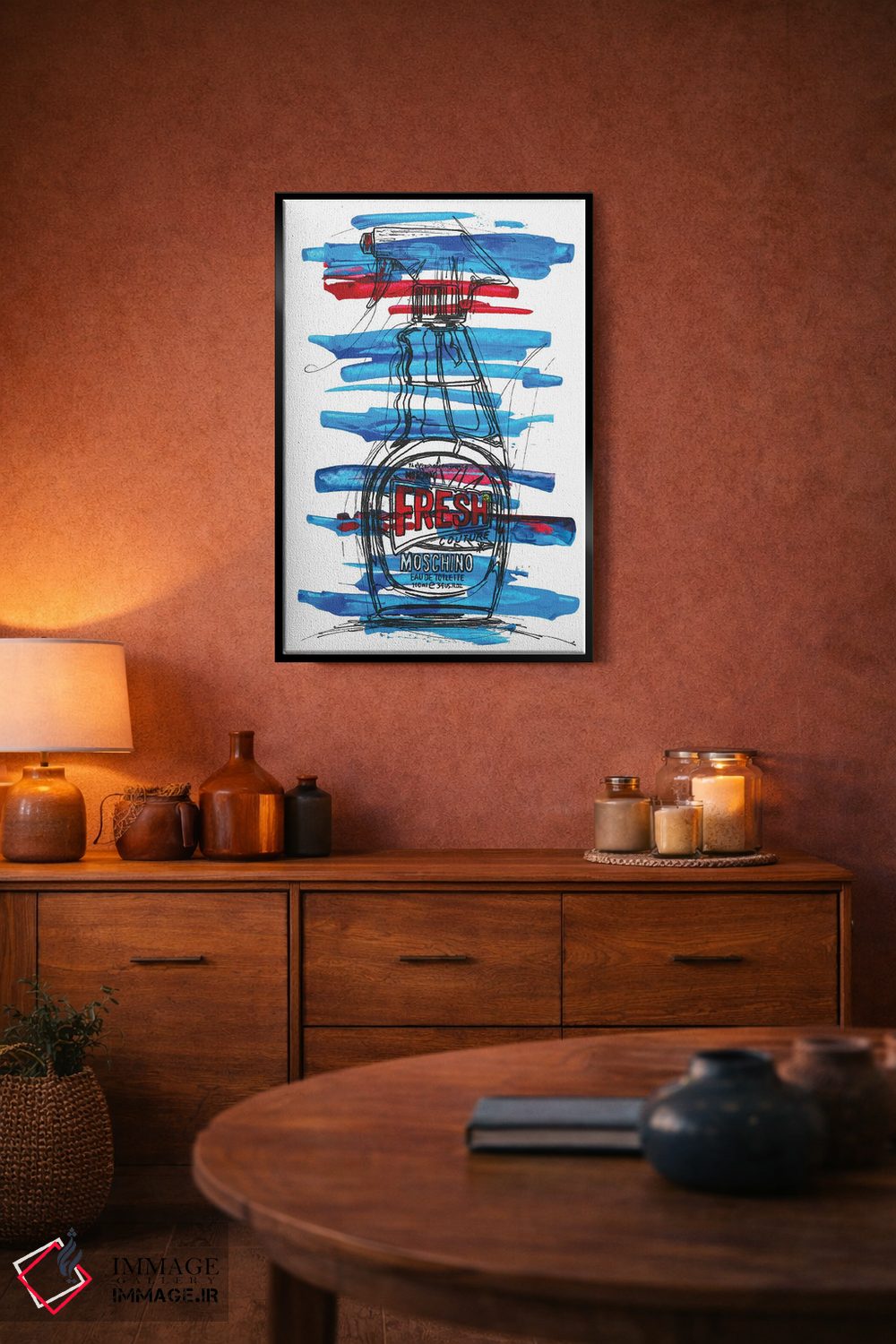 تابلو دکوراتیو موشینو فرش اثر فرانک باندا - D5B