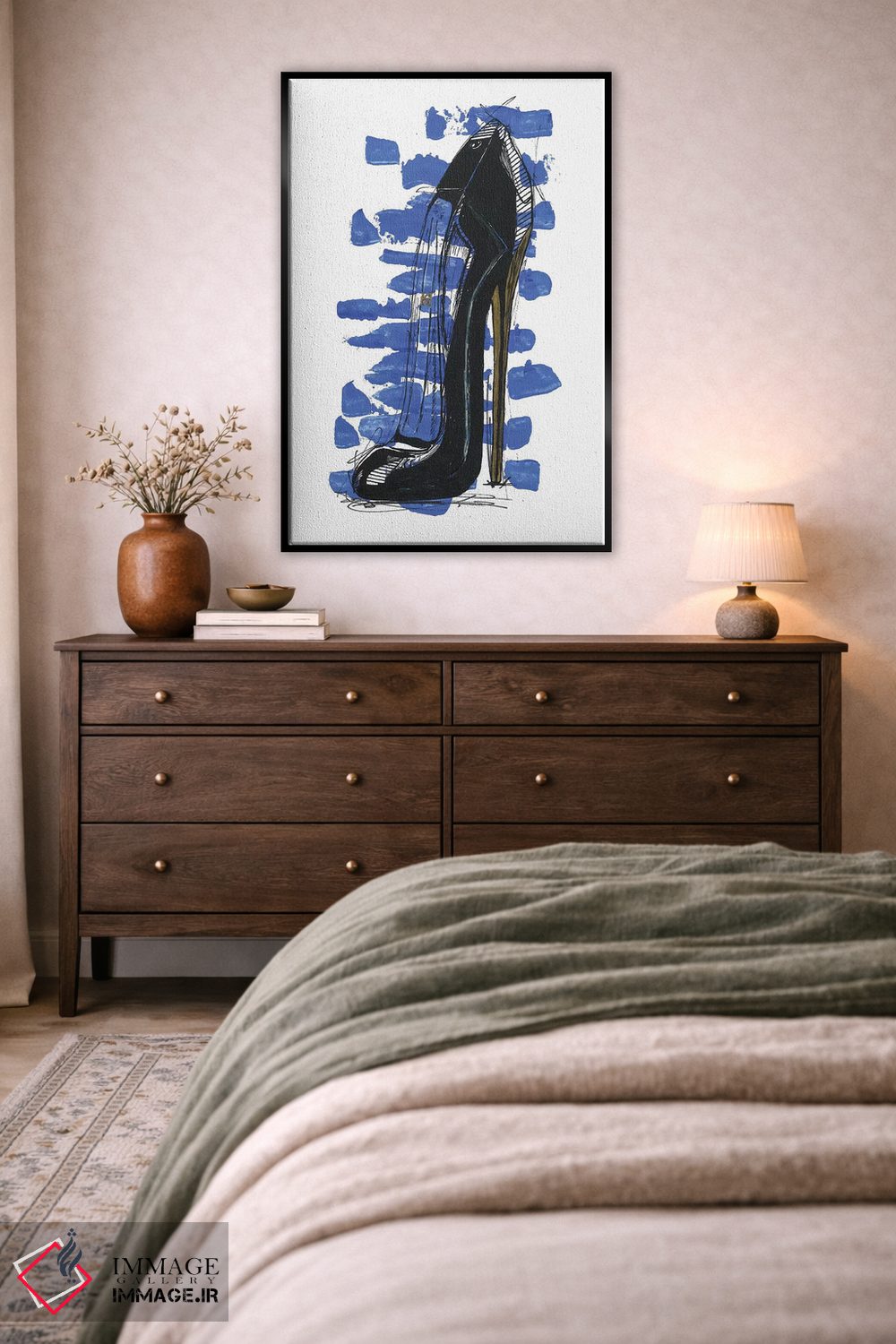 تابلو دکوراتیو دختر خوب اثر فرانک باندا - D6B