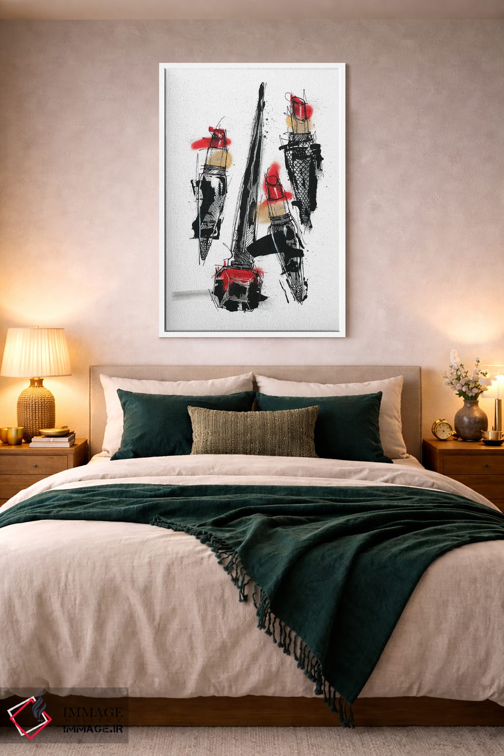 تابلو دکوراتیو قدرت ابدی روژ اثر فرانک باندا - D2W