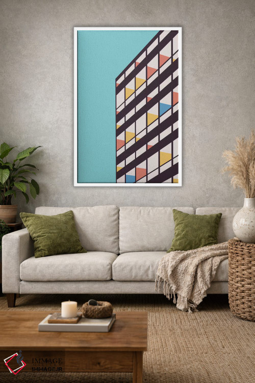 تابلو دکوراتیو کوربوزیه اثر فلوران بدار - D1W