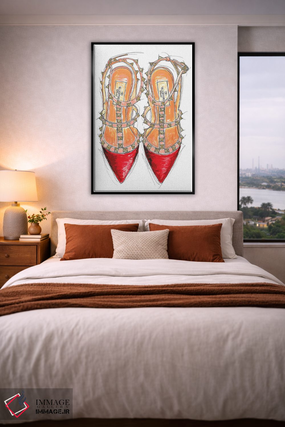 تابلو دکوراتیو والنتینو راک استادز اثر فرانک باندا - D4B