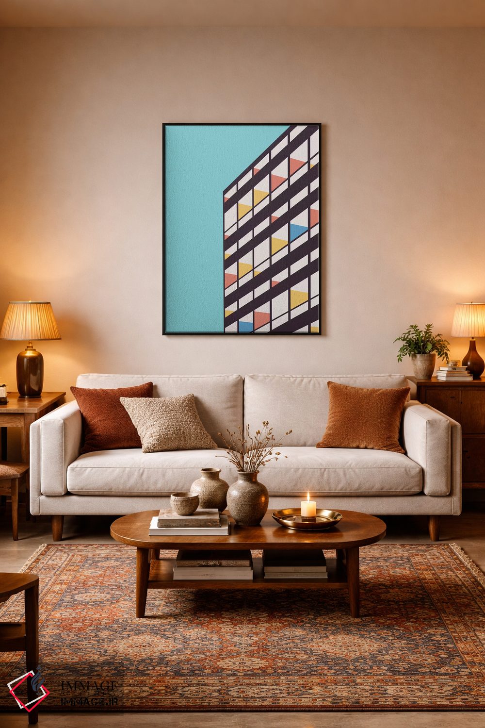 تابلو دکوراتیو کوربوزیه اثر فلوران بدار - D3B