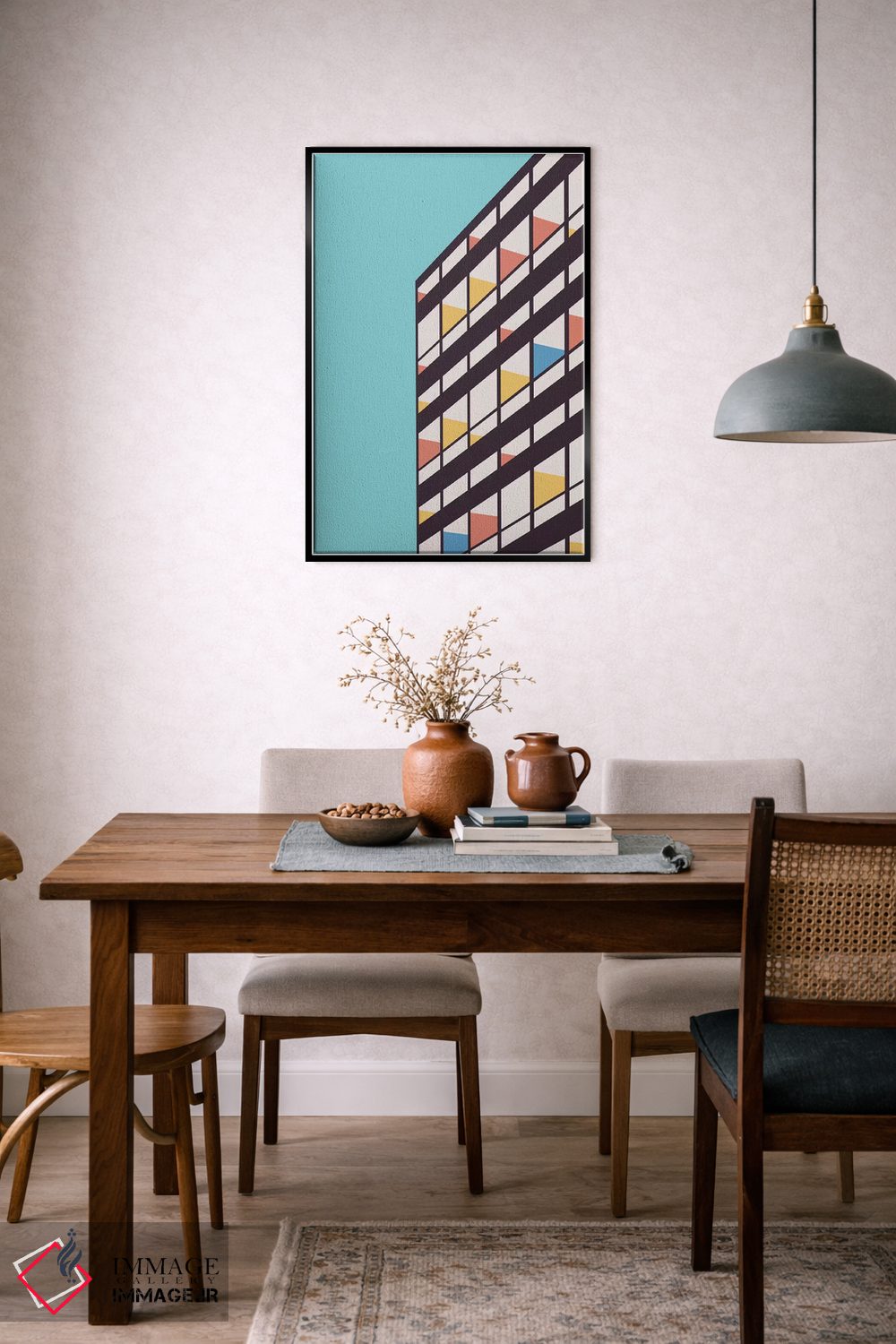 تابلو دکوراتیو کوربوزیه اثر فلوران بدار - D6B