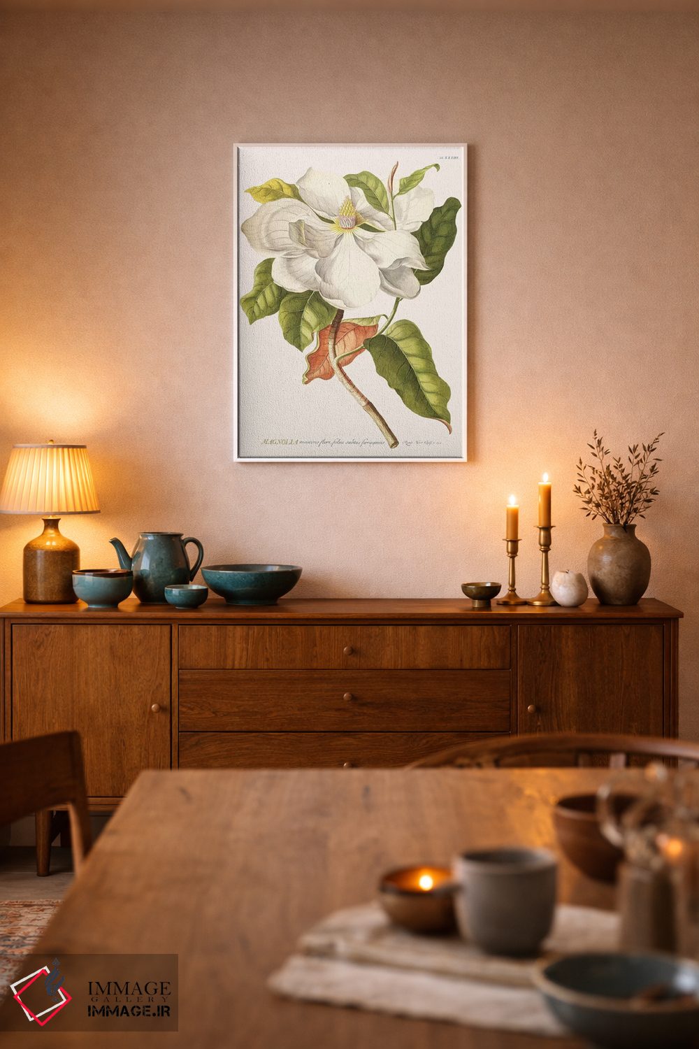 تابلو مدرن ماگنولیا اثر فلوران بدار - D5W