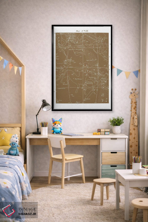 تابلو دکوراتیو قوس در زمینه طلایی اثر فلوران بدار - D3B