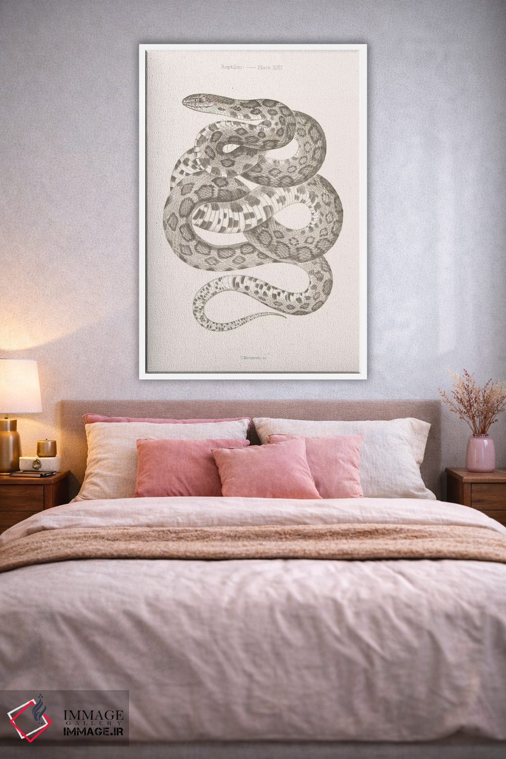 تابلو دکوراتیو خزندگان اثر فلوران بدار - D2W