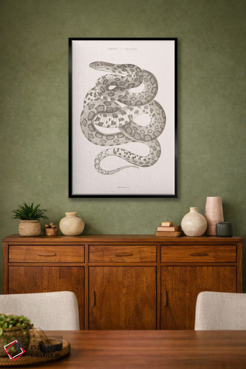 تابلو دکوراتیو خزندگان اثر فلوران بدار - D3B