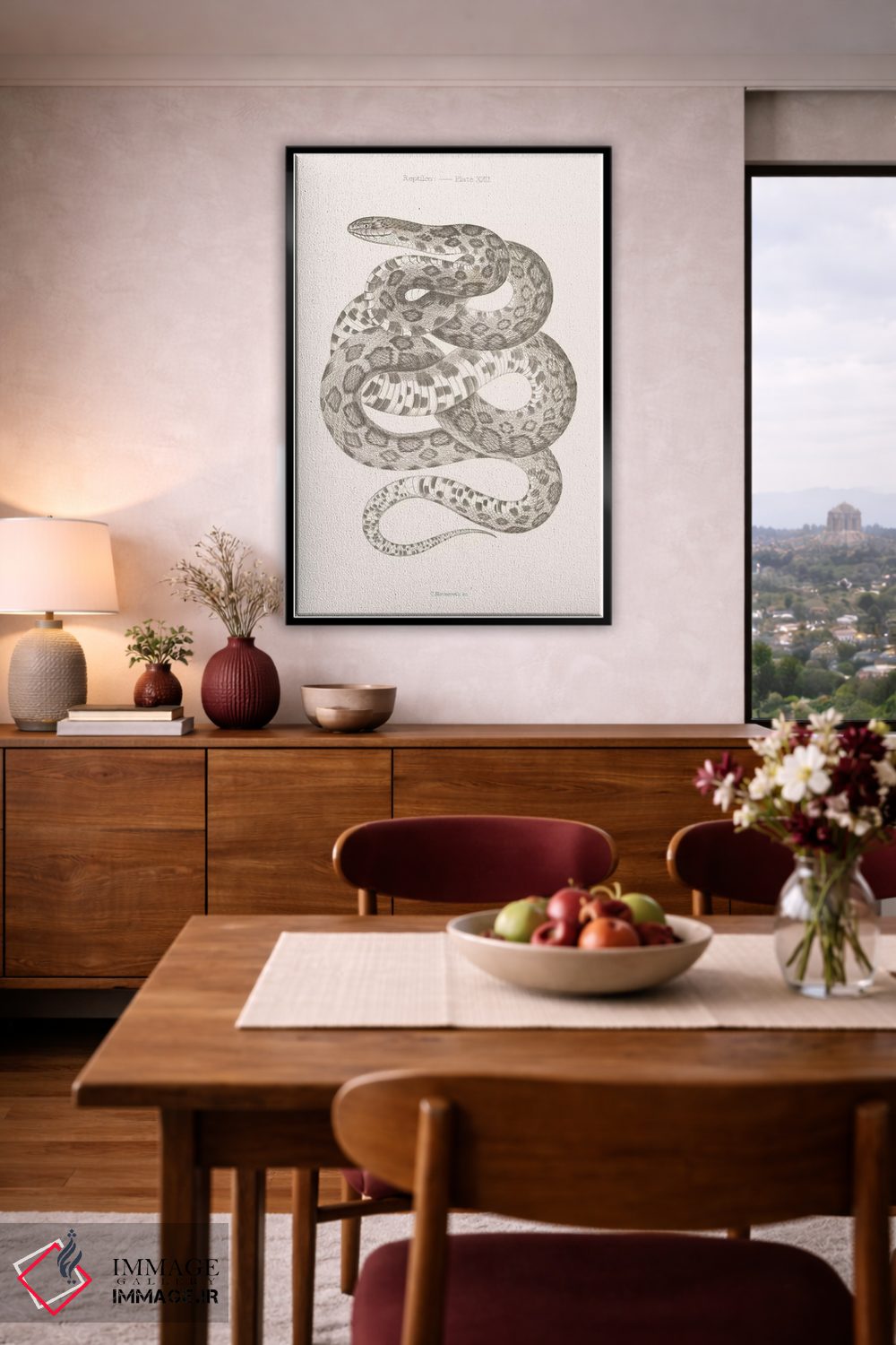 تابلو دکوراتیو خزندگان اثر فلوران بدار - D4B