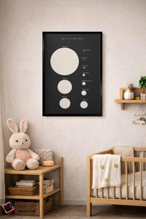 تابلو دکوراتیو خورشید از منظر ... اثر فلوران بدار - D5B