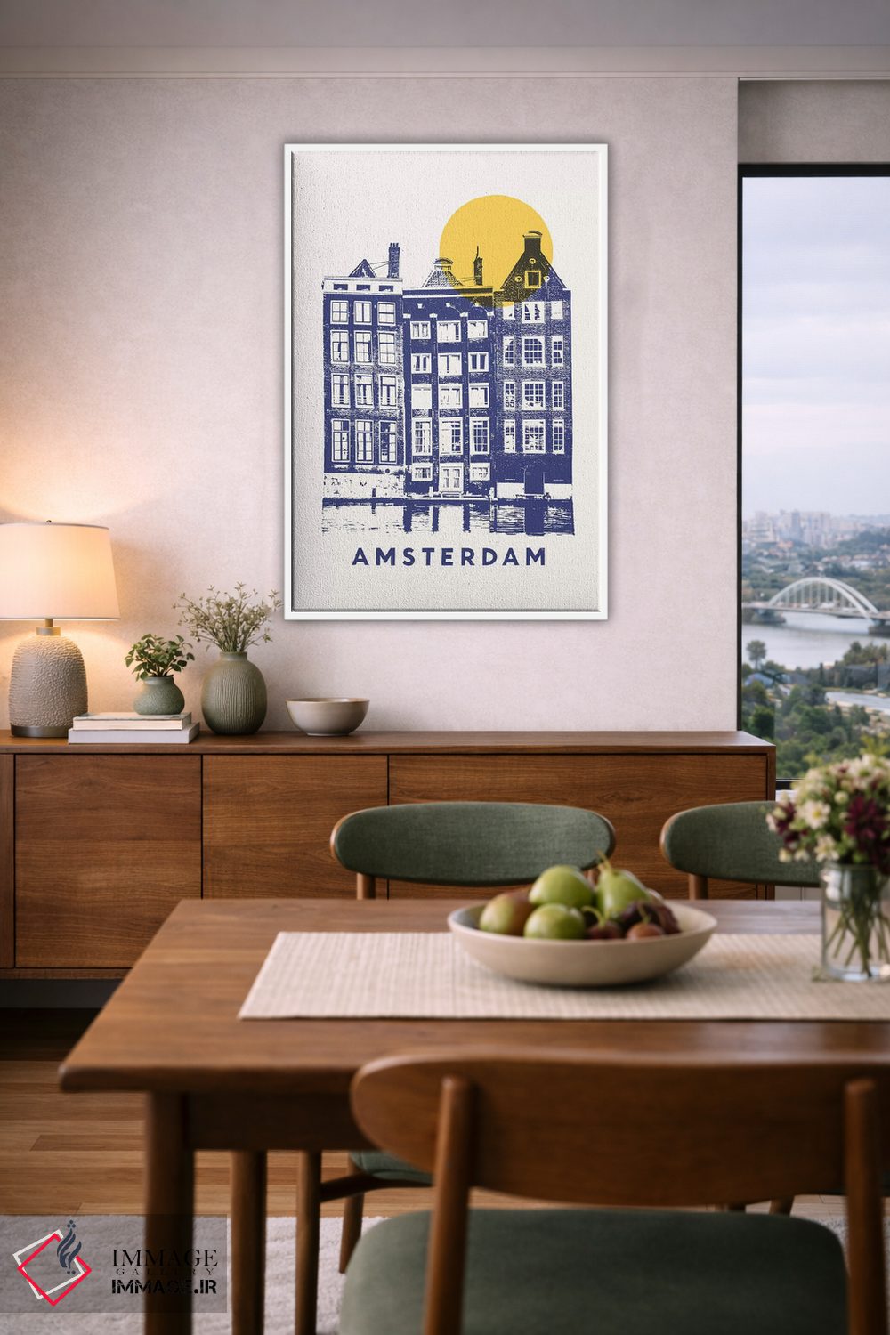 تابلو دکوراتیو آمستردام اثر فلوران بدار - D5W