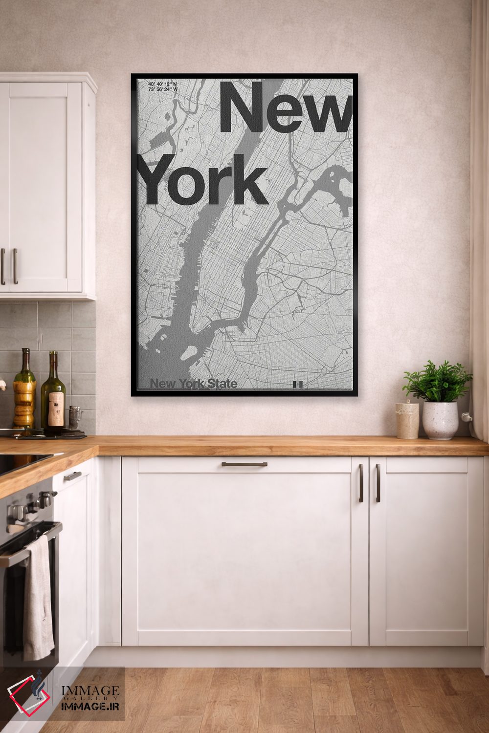 تابلو مدرن نیویورک اثر فلوران بدار - D2B
