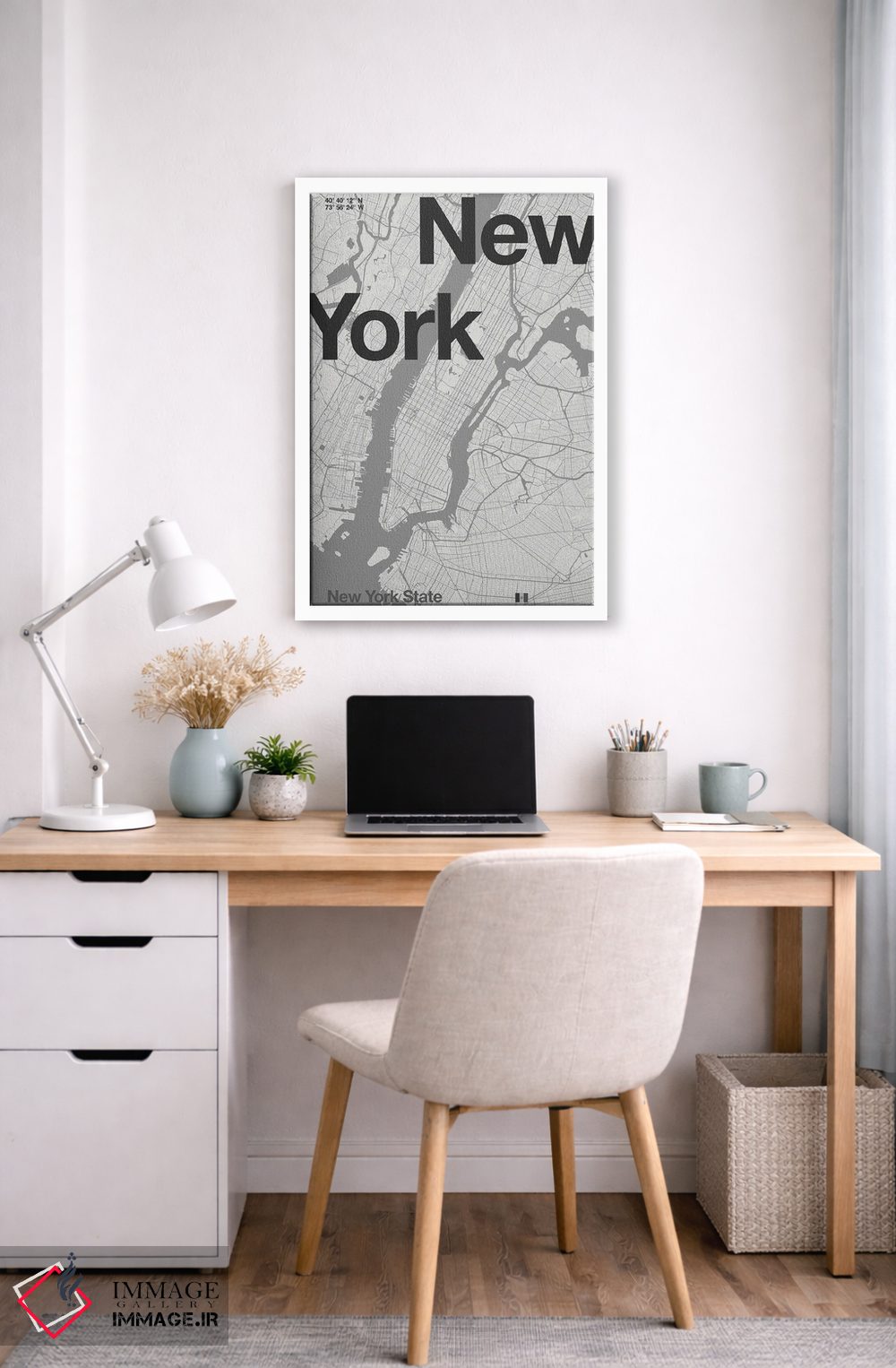 تابلو مدرن نیویورک اثر فلوران بدار - D4W