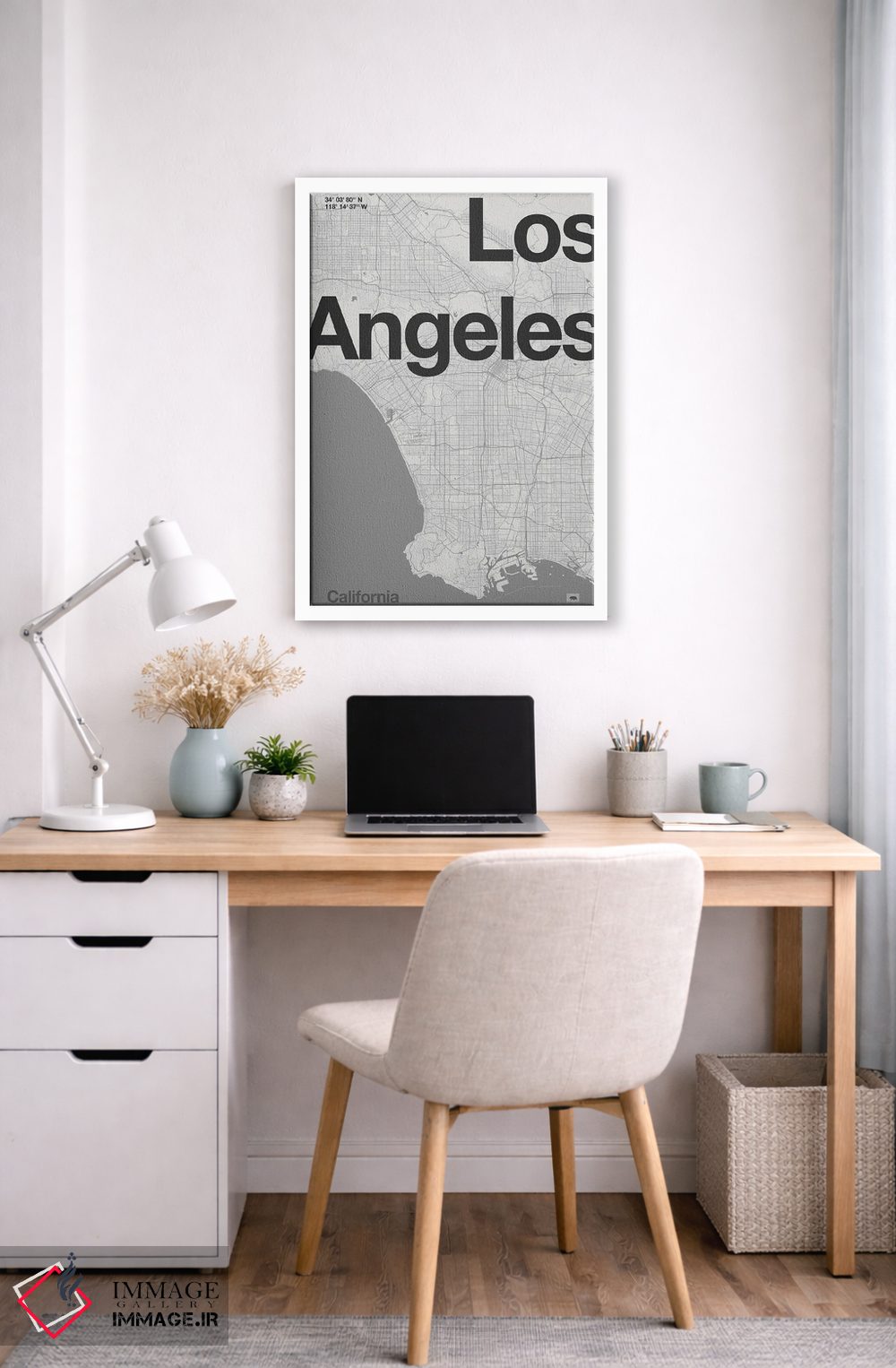 تابلو مدرن لس آنجلس اثر فلوران بدار - D4W